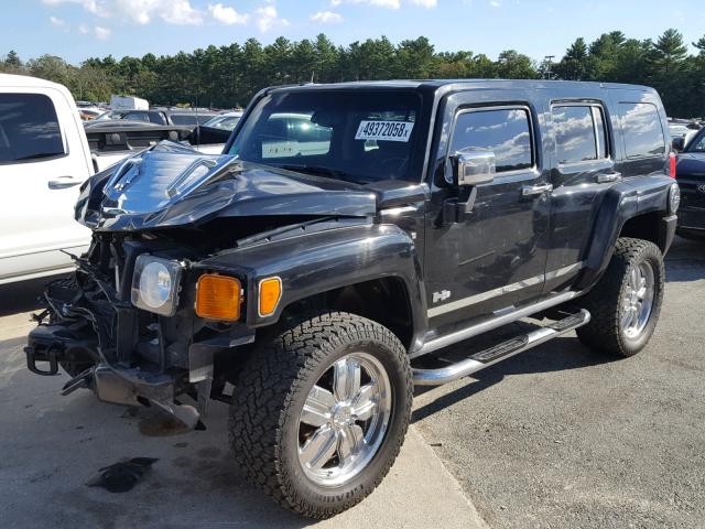 5GTDN136868285252 - 2006 HUMMER H3 BLACK photo 2