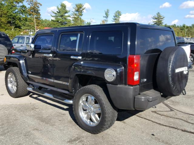 5GTDN136868285252 - 2006 HUMMER H3 BLACK photo 3