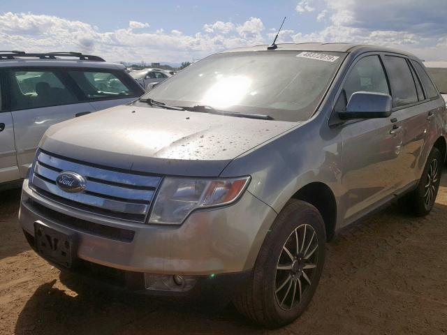 2FMDK48CX8BA72055 - 2008 FORD EDGE SEL SILVER photo 2