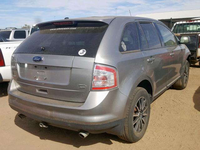 2FMDK48CX8BA72055 - 2008 FORD EDGE SEL SILVER photo 4