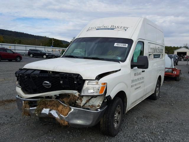 1N6BF0LY3DN114296 - 2013 NISSAN NV 2500 WHITE photo 2