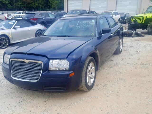 2C3KA43R86H121875 - 2006 CHRYSLER 300 BLUE photo 2