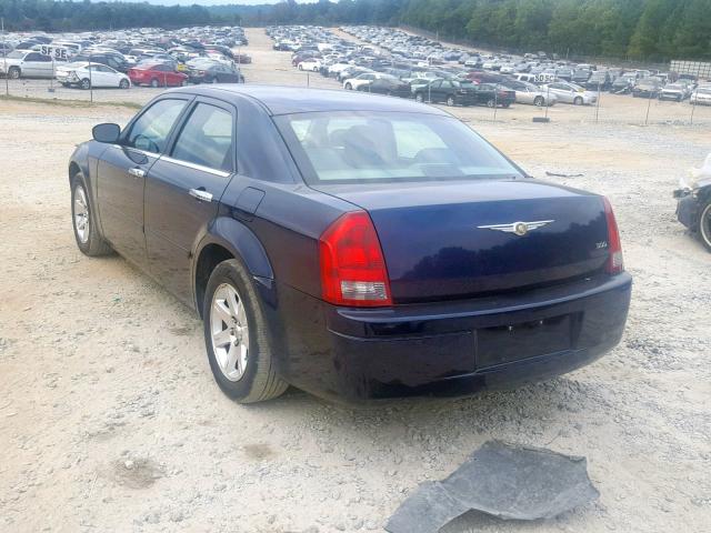 2C3KA43R86H121875 - 2006 CHRYSLER 300 BLUE photo 3