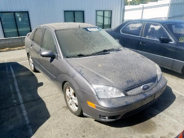 1FAFP38Z95W182091 - 2005 FORD FOCUS ZX4 CHARCOAL photo 1