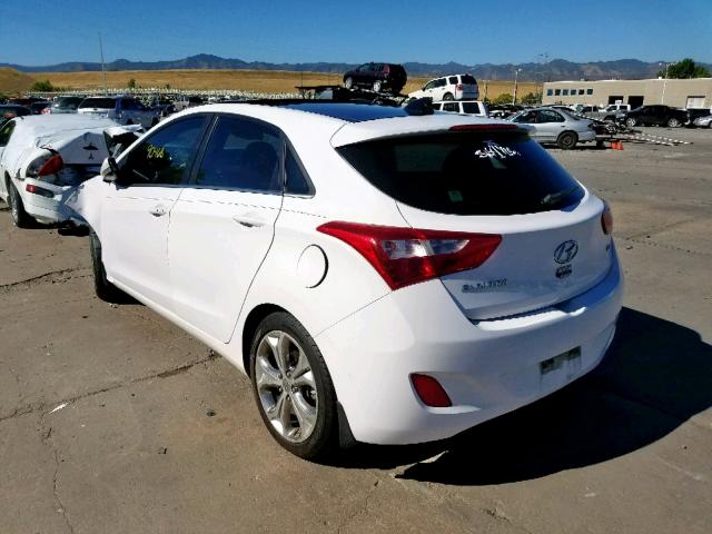 KMHD35LE0DU060769 - 2013 HYUNDAI ELANTRA GT WHITE photo 3