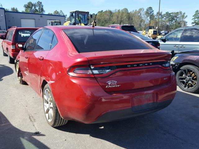 1C3CDFBA5DD159397 - 2013 DODGE DART SXT RED photo 3