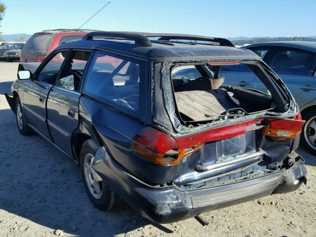 4S3BK4353V7310370 - 1997 SUBARU LEGACY L BLACK photo 3