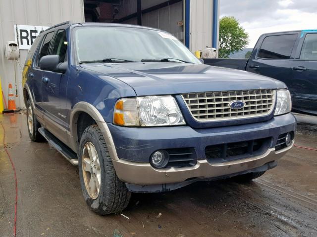 1FMZU74K74ZA93905 - 2004 FORD EXPLORER E BLUE photo 1