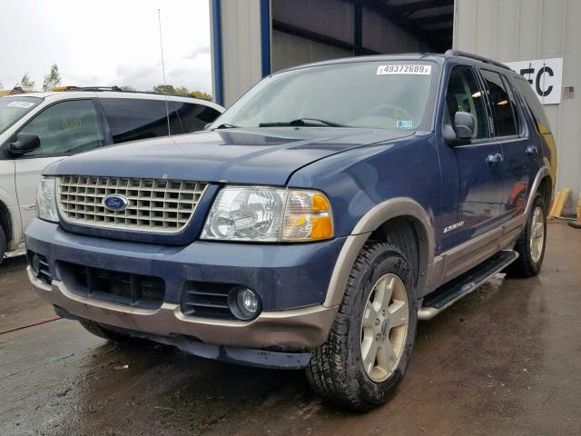 1FMZU74K74ZA93905 - 2004 FORD EXPLORER E BLUE photo 2