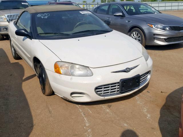 1C3EL75T23N507308 - 2003 CHRYSLER SEBRING GT WHITE photo 1