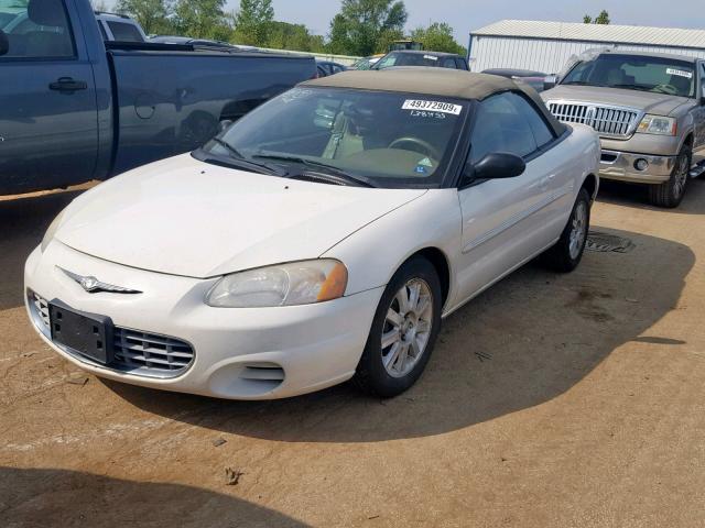 1C3EL75T23N507308 - 2003 CHRYSLER SEBRING GT WHITE photo 2