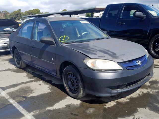 2HGES16334H614681 - 2004 HONDA CIVIC DX V BLUE photo 1