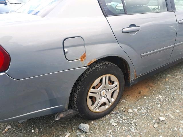 1G1ZS58F57F241284 - 2007 CHEVROLET MALIBU LS Mavi foto 9