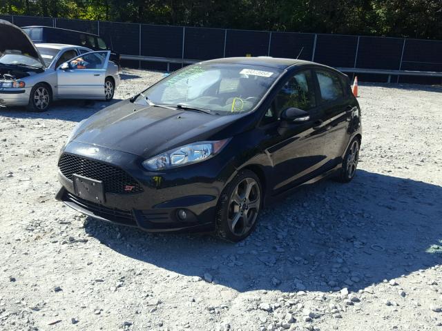 3FADP4GX3GM166839 - 2016 FORD FIESTA ST BLACK photo 2