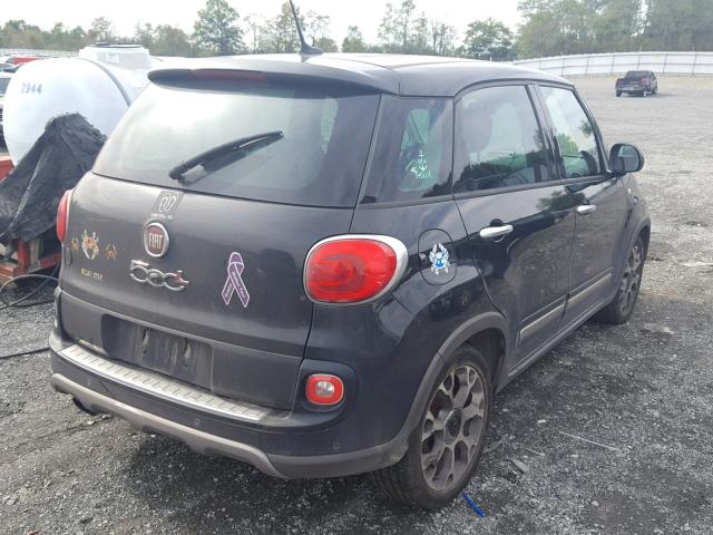 ZFBCFADH4EZ010795 - 2014 FIAT 500L TREKK BLACK photo 4