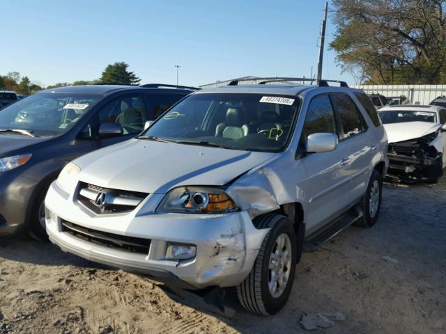 2HNYD18604H518319 - 2004 ACURA MDX TOURIN SILVER photo 2