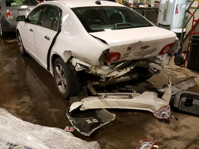 1G1ZC5E02CF335551 - 2012 CHEVROLET MALIBU 1LT WHITE photo 3