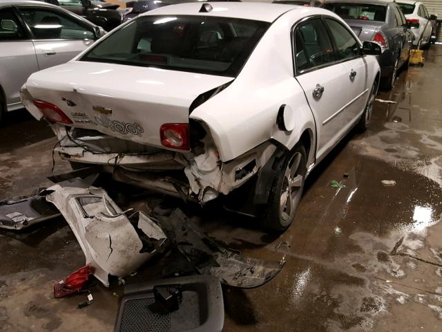 1G1ZC5E02CF335551 - 2012 CHEVROLET MALIBU 1LT WHITE photo 4