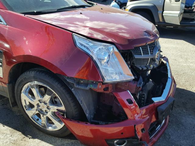 3GYFNFE36CS544804 - 2012 CADILLAC SRX PREMIU RED photo 9