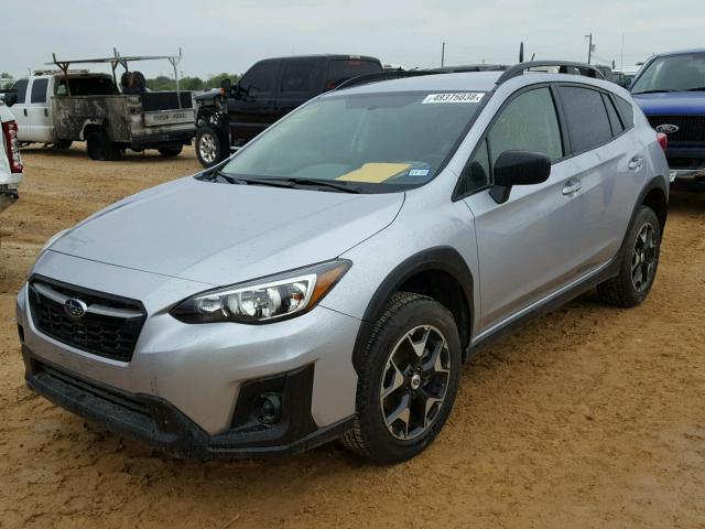 JF2GTAAC9JH300533 - 2018 SUBARU CROSSTREK SILVER photo 2