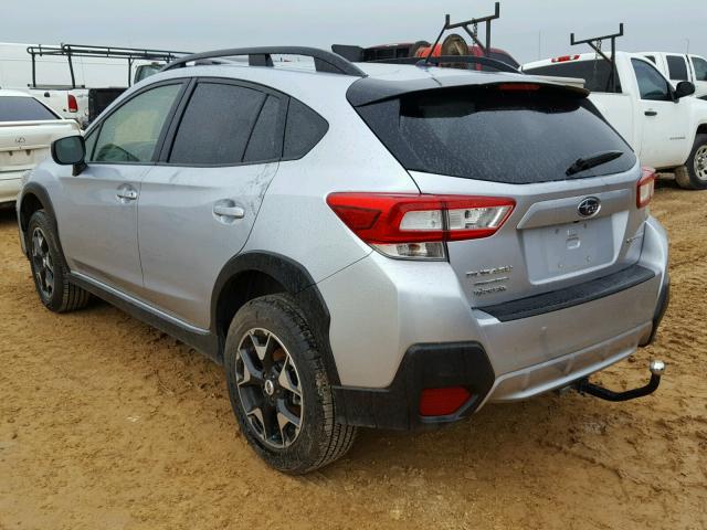 JF2GTAAC9JH300533 - 2018 SUBARU CROSSTREK SILVER photo 3