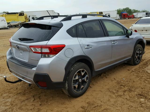 JF2GTAAC9JH300533 - 2018 SUBARU CROSSTREK SILVER photo 4