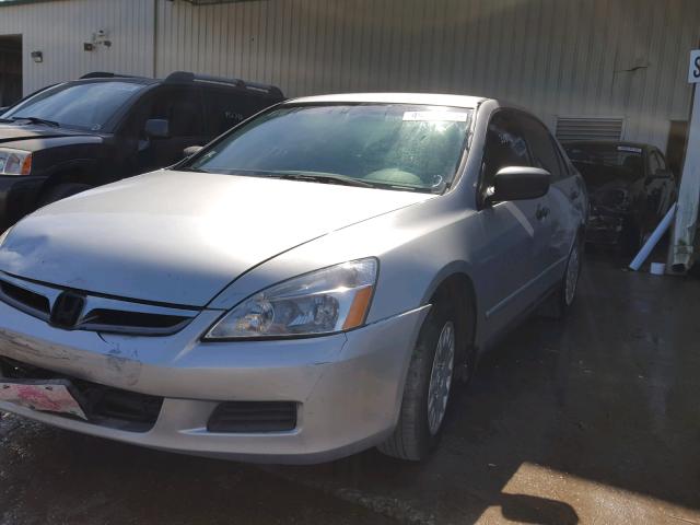 1HGCM56147A041221 - 2007 HONDA ACCORD VAL SILVER photo 2