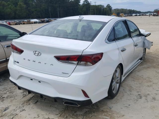 5NPE34AF7JH694259 - 2018 HYUNDAI SONATA SPO WHITE photo 4