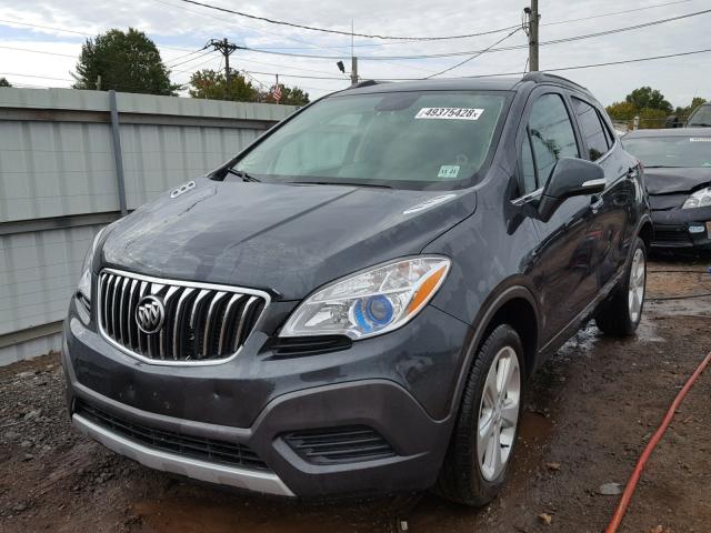 KL4CJESB7GB748758 - 2016 BUICK ENCORE GRAY photo 2