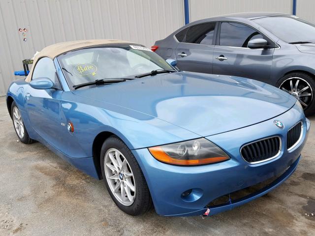 4USBT33554LS53533 - 2004 BMW Z4 2.5 BLUE photo 1