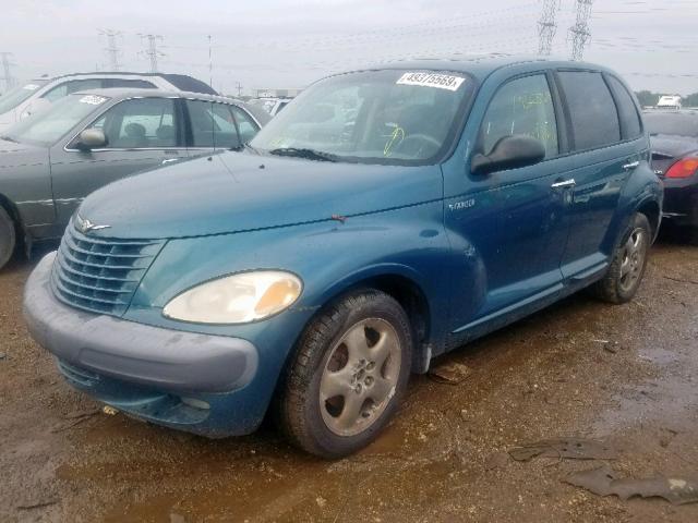 3C8FY4BB01T685645 - 2001 CHRYSLER PT CRUISER GREEN photo 2