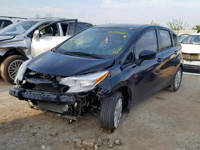 3N1CE2CP1FL437927 - 2015 NISSAN VERSA NOTE BLACK photo 2