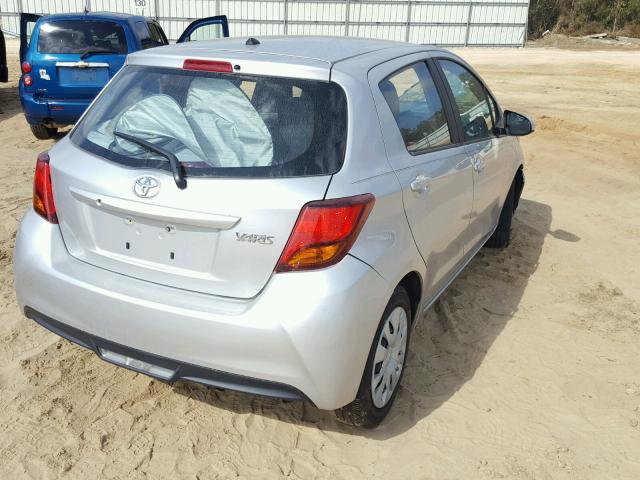 VNKKTUD36GA061876 - 2016 TOYOTA YARIS L SILVER photo 4