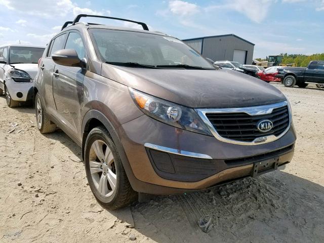 KNDPB3A24C7289051 - 2012 KIA SPORTAGE B BROWN photo 1