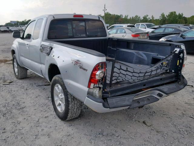 5TETU62N79Z609483 - 2009 TOYOTA TACOMA PRE SILVER photo 3