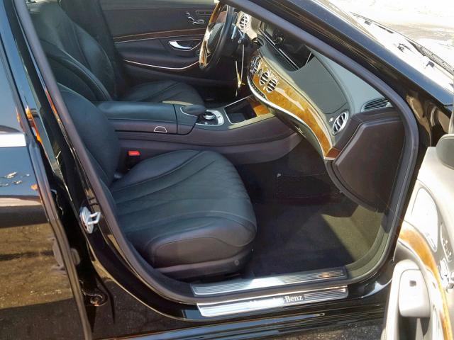 WDDUG8CB7EA042505 - 2014 MERCEDES-BENZ S 550 BLACK photo 5