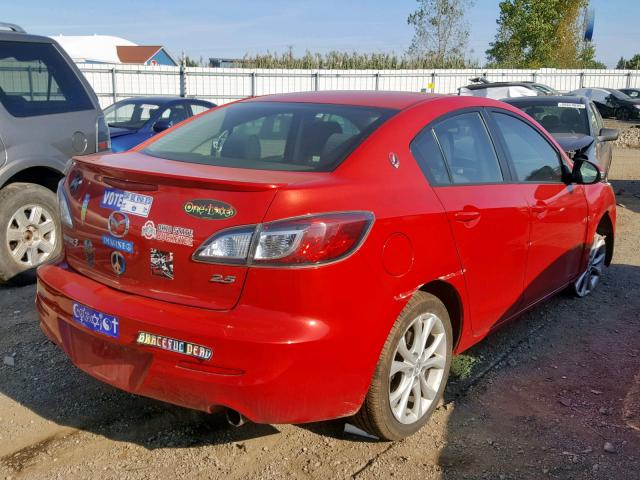 JM1BL1S56A1203016 - 2010 MAZDA 3 S RED photo 4