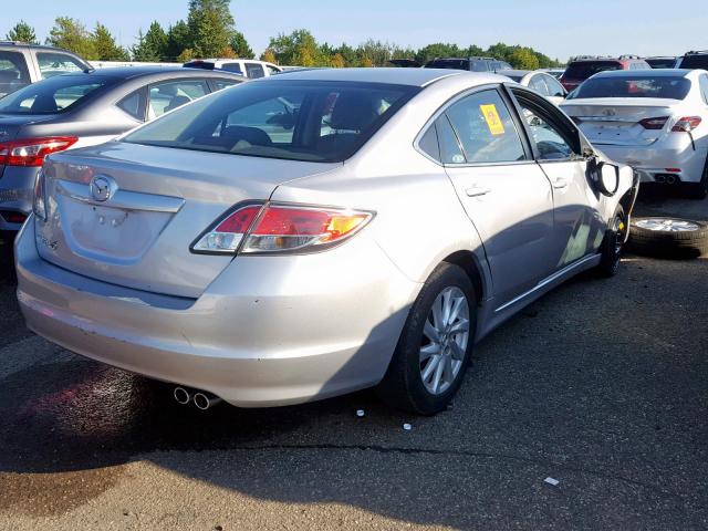 1YVHZ8CH8B5M25698 - 2011 MAZDA 6 I SILVER photo 4