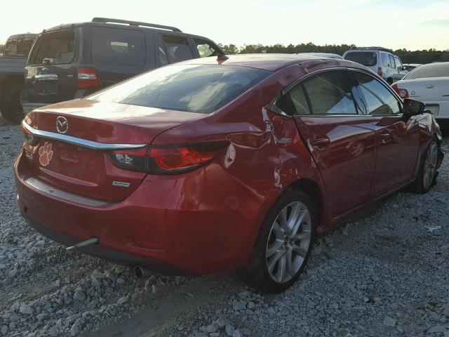 JM1GJ1V63F1167681 - 2015 MAZDA 6 TOURING RED photo 4