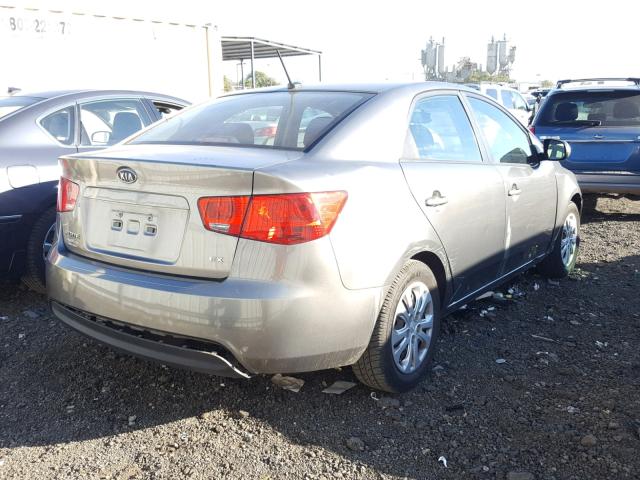 KNAFU4A23C5642626 - 2012 KIA FORTE EX CHARCOAL photo 4