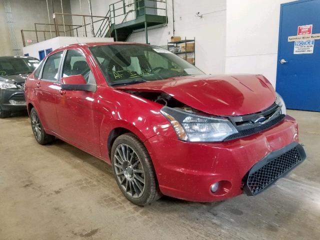 1FAHP3GN9AW156608 - 2010 FORD FOCUS SES RED photo 1