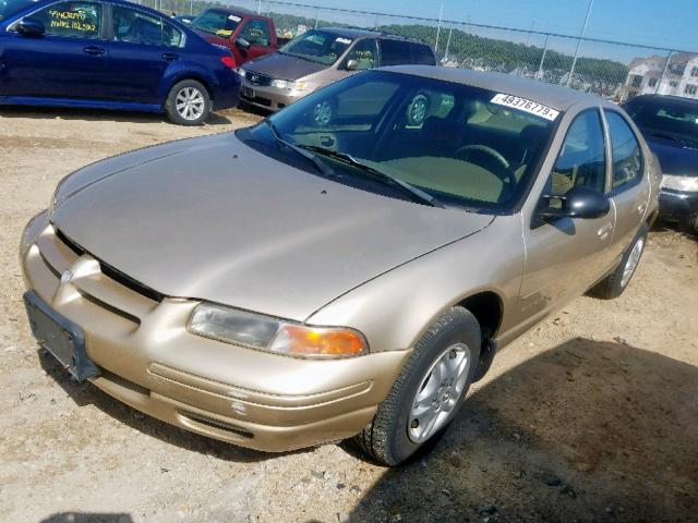 1B3EJ46X7YN213090 - 2000 DODGE STRATUS SE GOLD photo 2