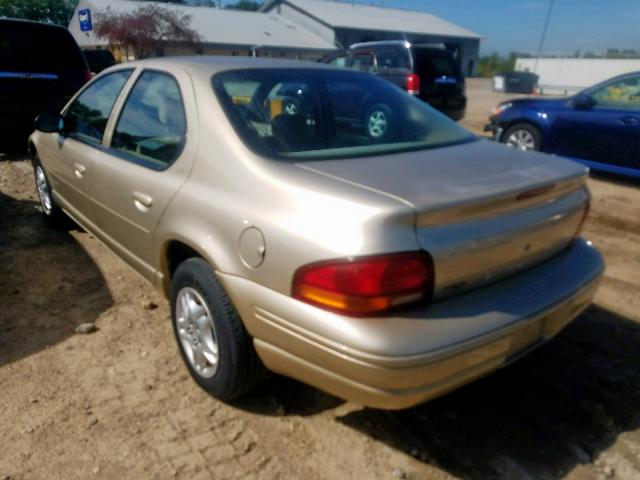 1B3EJ46X7YN213090 - 2000 DODGE STRATUS SE GOLD photo 3