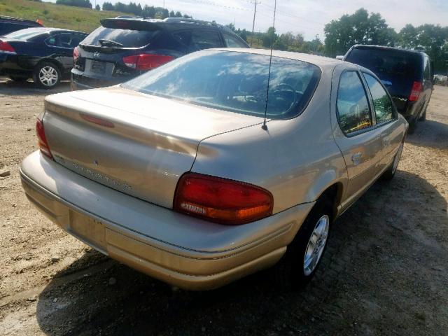 1B3EJ46X7YN213090 - 2000 DODGE STRATUS SE GOLD photo 4