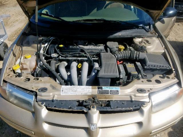 1B3EJ46X7YN213090 - 2000 DODGE STRATUS SE GOLD photo 7