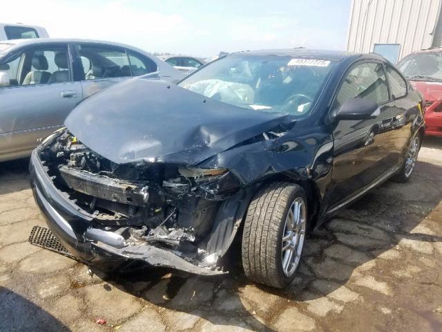 JTKDE177X50045765 - 2005 TOYOTA SCION TC შავი ფოტო 2