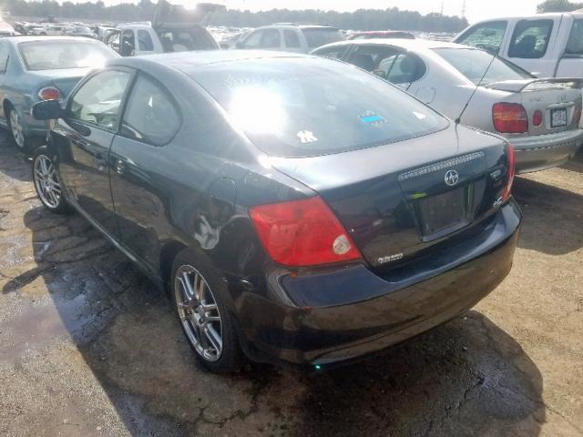 JTKDE177X50045765 - 2005 TOYOTA SCION TC შავი ფოტო 3