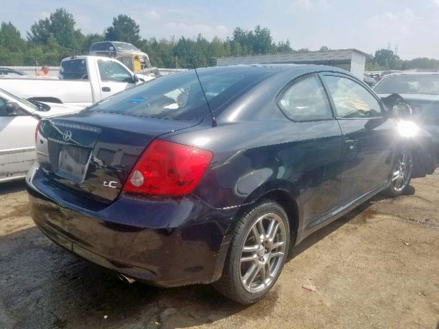 JTKDE177X50045765 - 2005 TOYOTA SCION TC შავი ფოტო 4