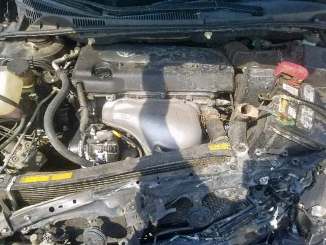 JTKDE177X50045765 - 2005 TOYOTA SCION TC შავი ფოტო 7