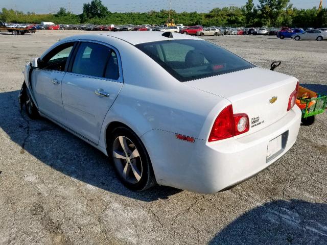 1G1ZC5E04CF268239 - 2012 CHEVROLET MALIBU 1LT 白色 照片 3